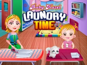 È il momento del bucato per Baby Hazel