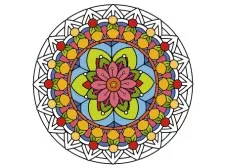 Libro da colorare Mandala